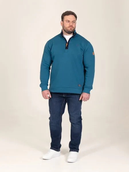 CONWAY Teal Half Zip Fleece