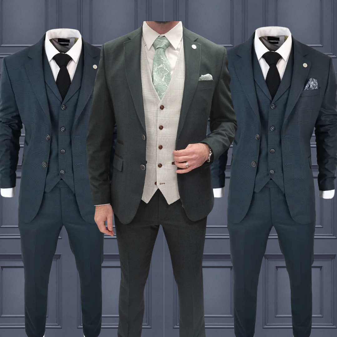 TC Olive + Mark Stone Waistcoat Wedding Quotation