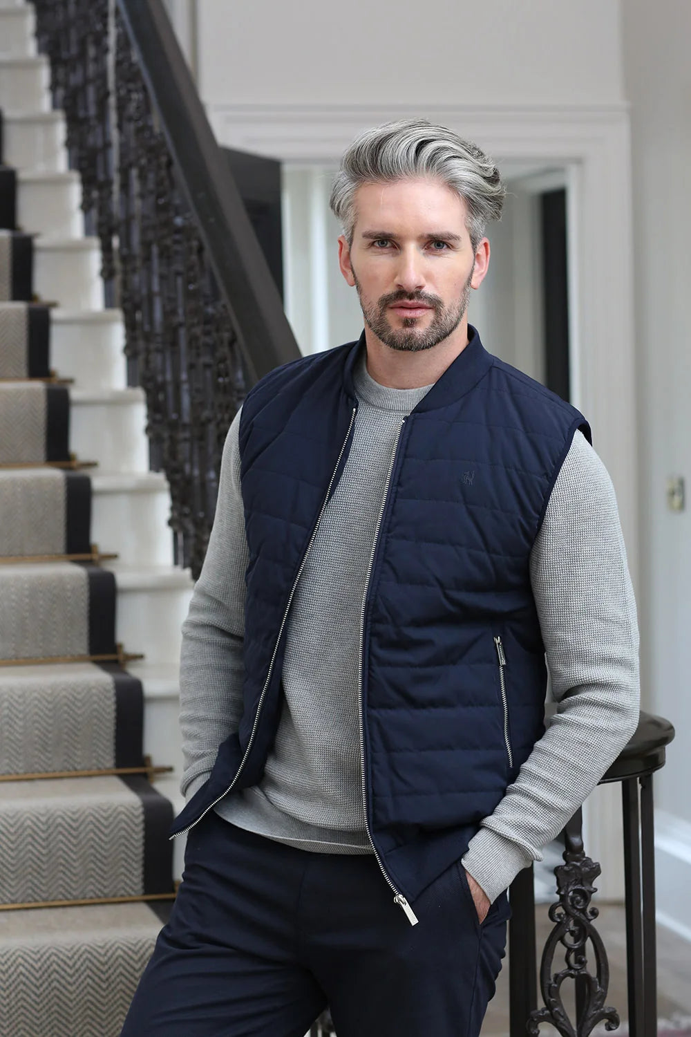 Kenrow Andy Gilet Navy