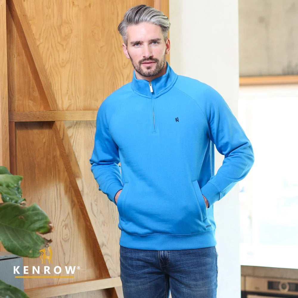 Avery Half Zip Blue