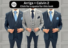 Load image into Gallery viewer, Arriga Grey + Calvin Navy Wedding Quotation 2
