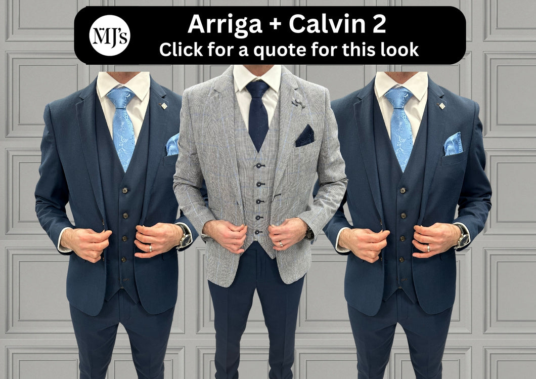 Arriga Grey + Calvin Navy Wedding Quotation 2