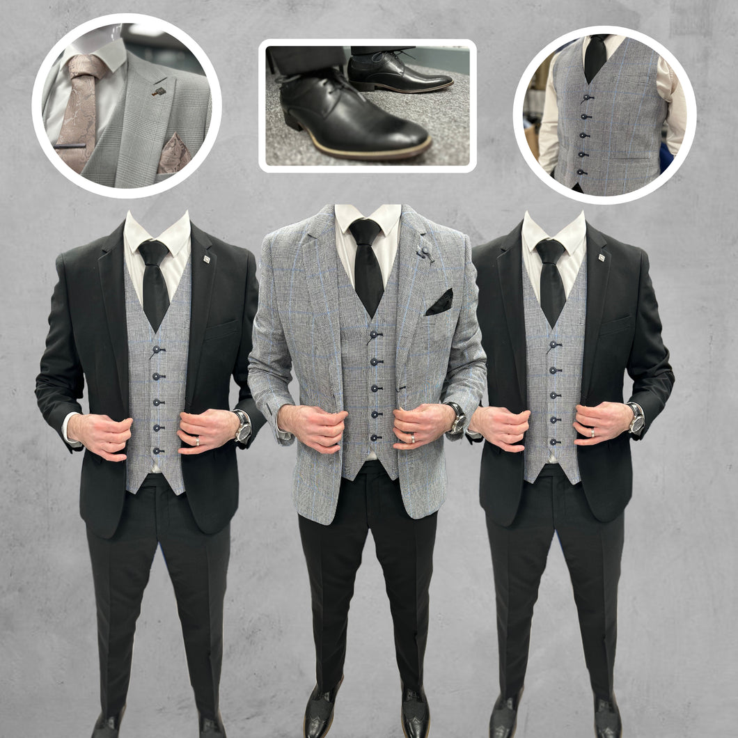 Arriga Grey + Parker Black Wedding Quotation 1