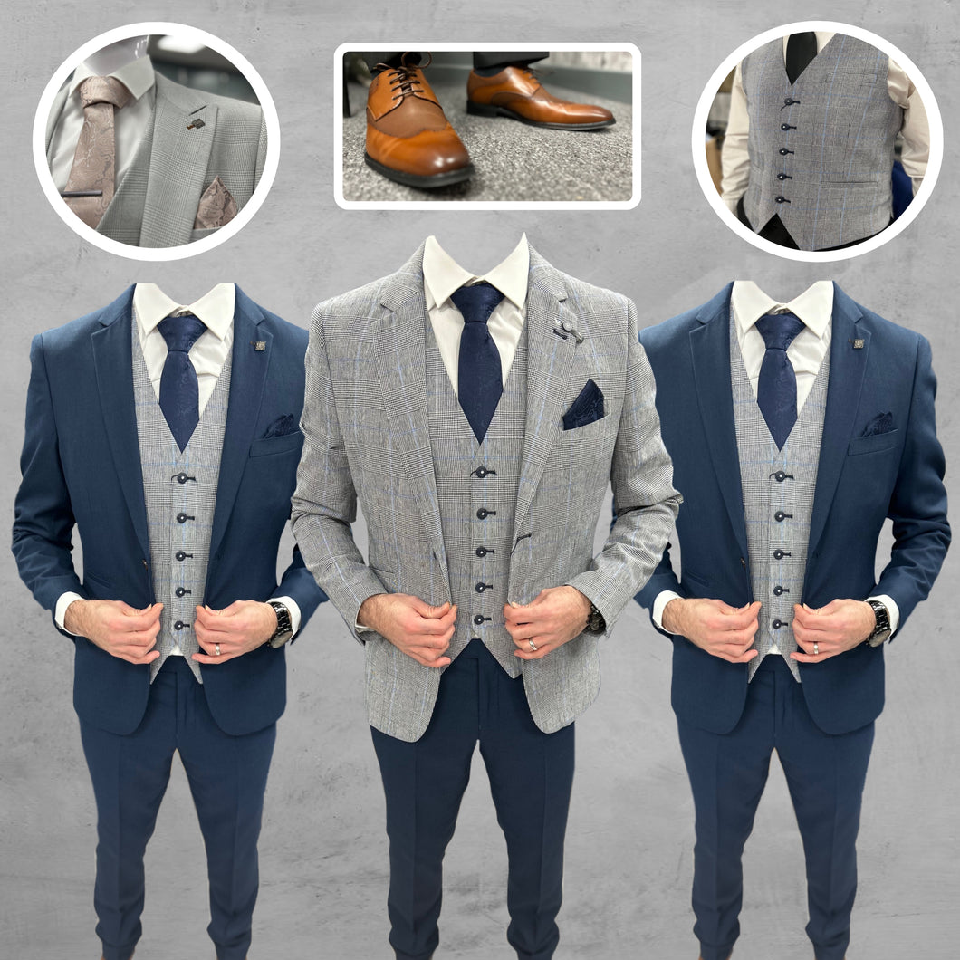Arriga Grey + Calvin Navy Wedding Quotation 1