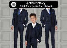 Load image into Gallery viewer, Arthur Navy Wedding Quotation
