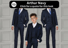 Load image into Gallery viewer, Arthur Navy Wedding Quotation
