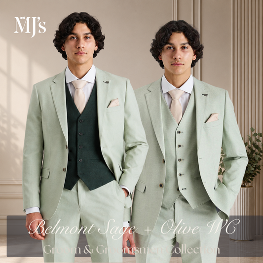 Belmont Sage Regent Olive Waistcoat Wedding Quotation
