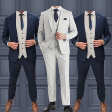Load image into Gallery viewer, Belmont Silver + Calvin Navy Wedding Quotation 2

