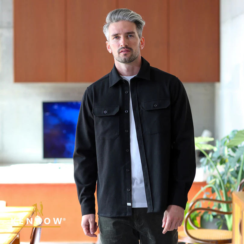 Brady Black Overshirt