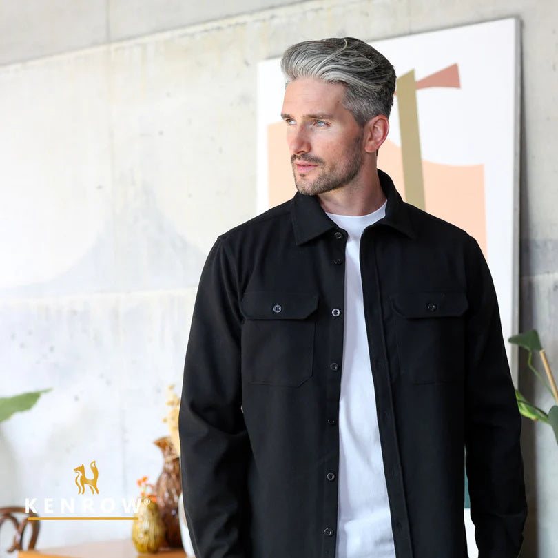 Brady Black Overshirt