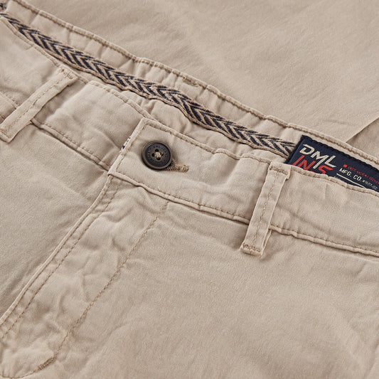 Cleveland slim fit mens chino in Stone