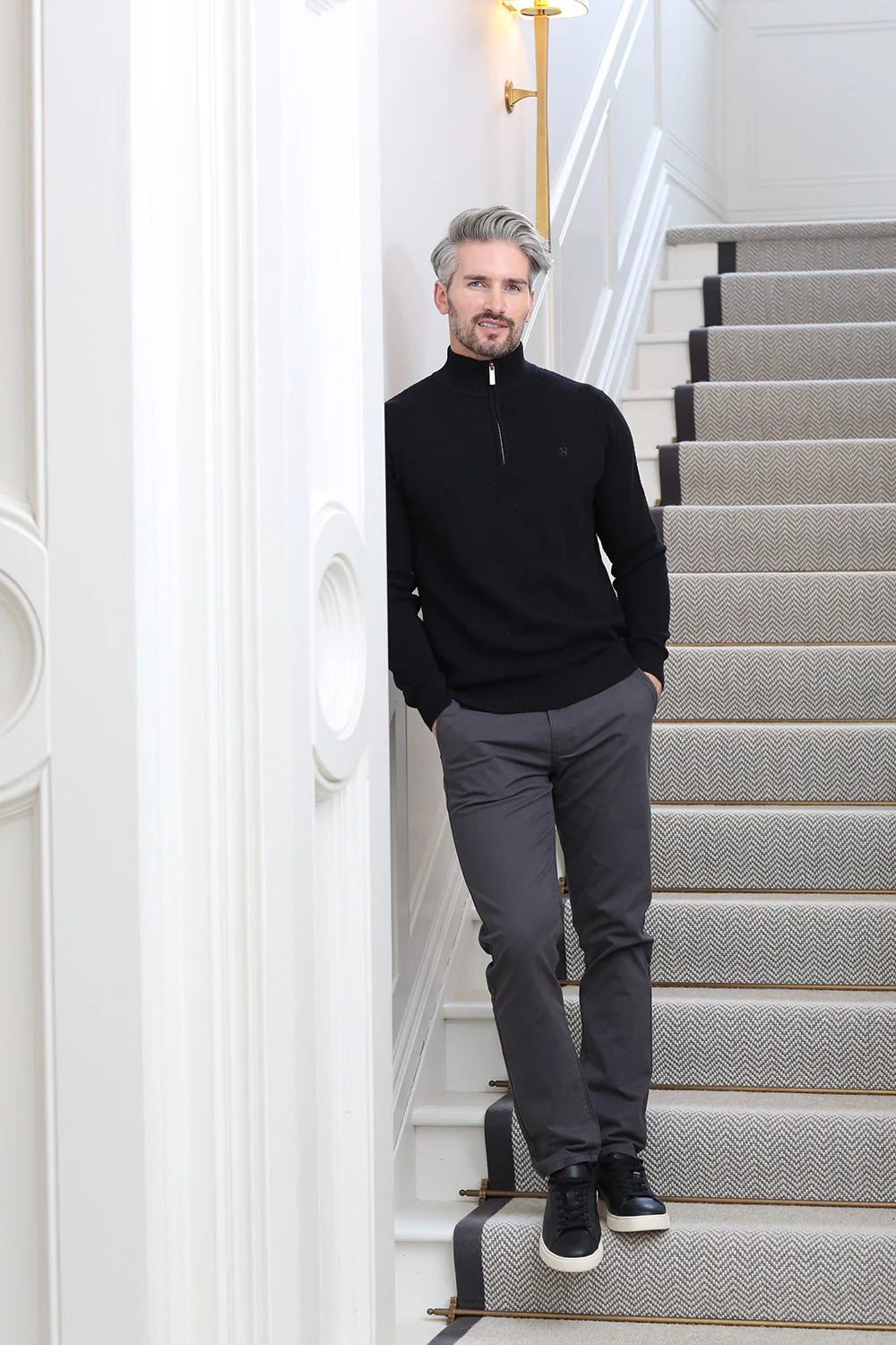 Kenrow Cullan Half Zip Black