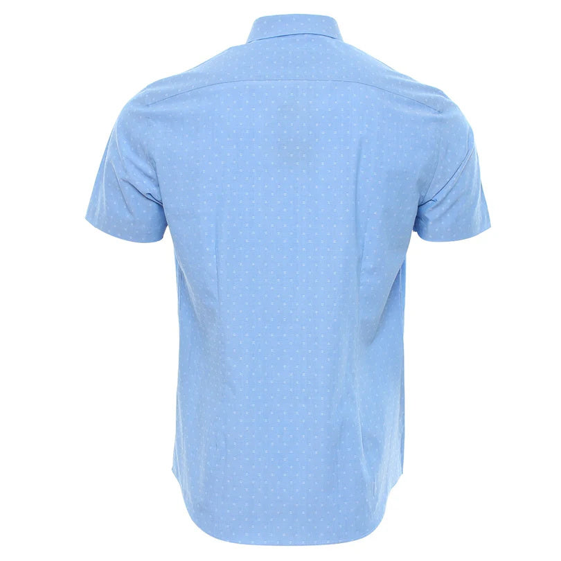 Callus Sky Blue Short Sleeved Shirt