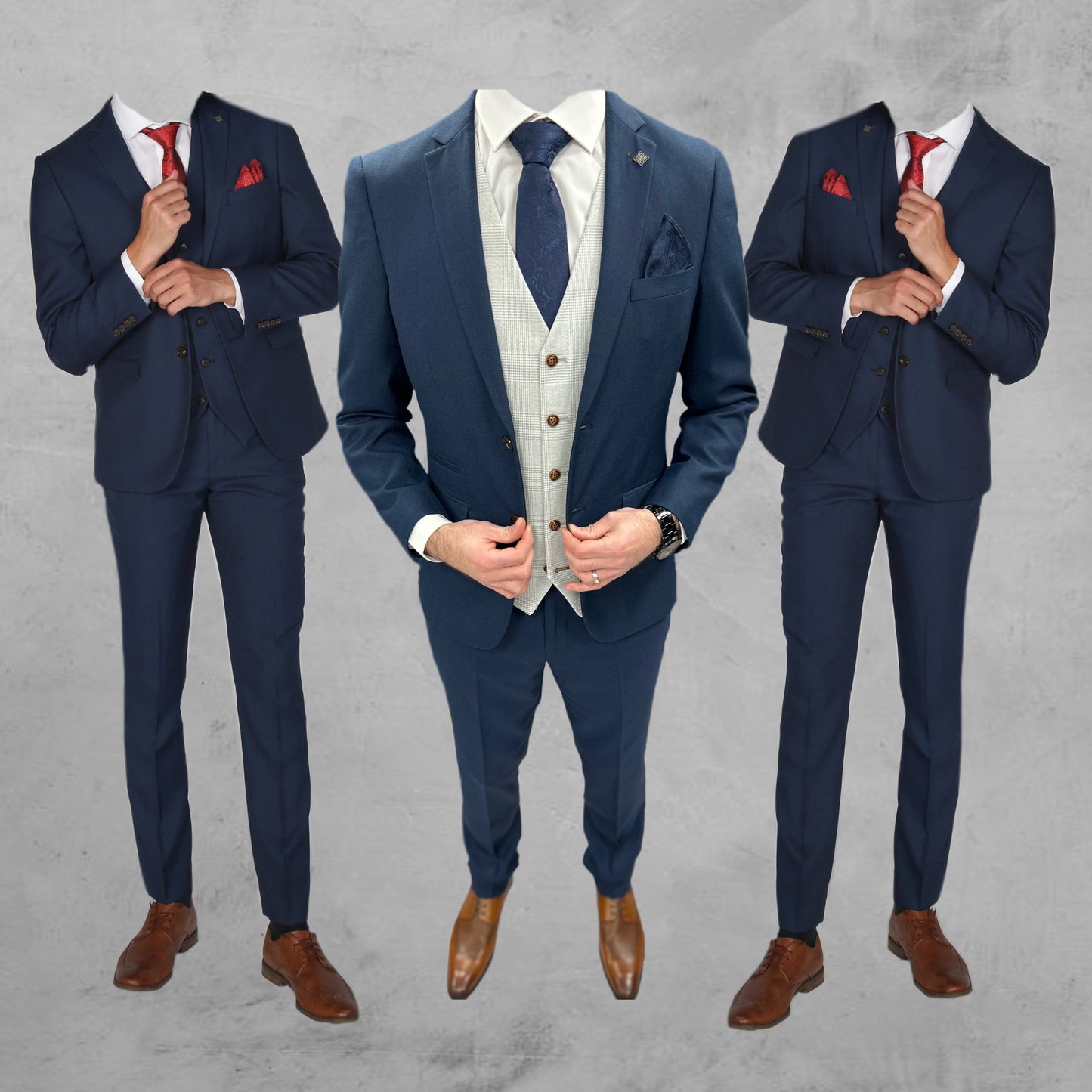 Calvin with Mark Stone + Calvin Navy Hire Wedding Quotation