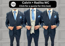Load image into Gallery viewer, Calvin with Radika + Calvin Navy Hire Wedding Quotation
