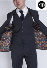 Load image into Gallery viewer, Charlie Navy 3 Piece Suit
