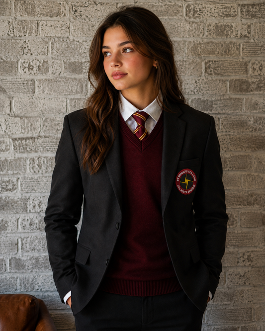 St Brigid's College (Carnhill) Girl's Blazer - 2026 NEW CREST (Copy)