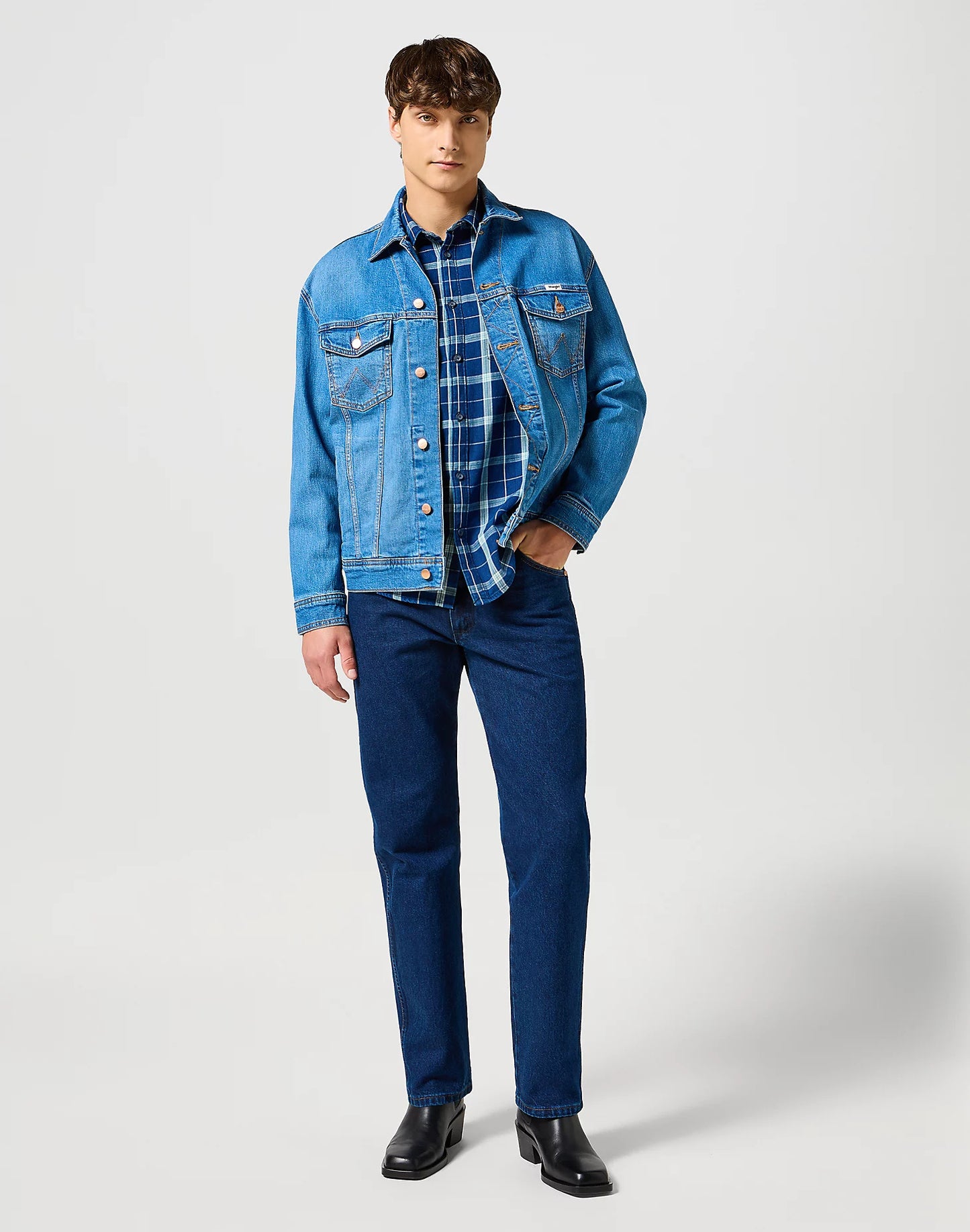 Wrangler Cowboy Cut Bootcut Dark Denim