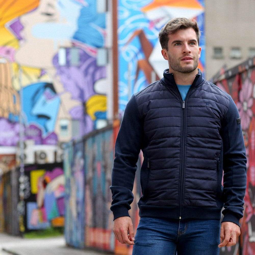 Daniel Zip Navy Jacket
