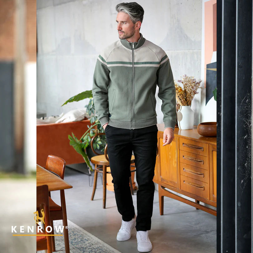 Doane Zipped Jacket Olive