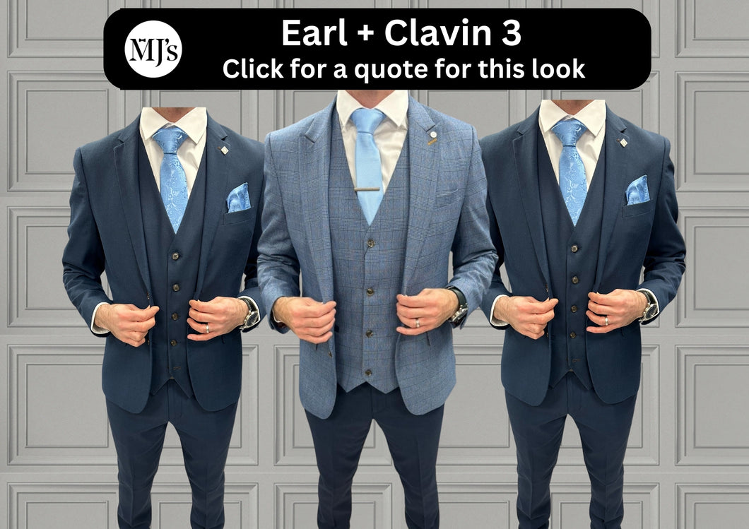 Earl Blue + Calvin Navy Wedding Quotation 3