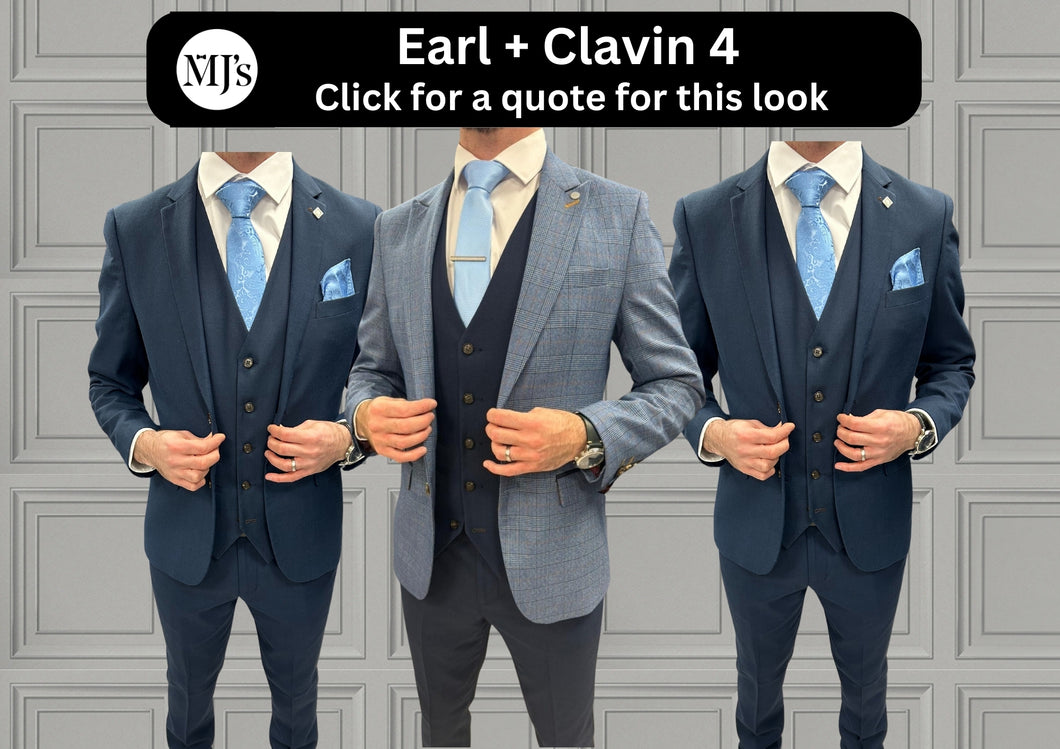 Earl Blue + Calvin Navy Wedding Quotation 4