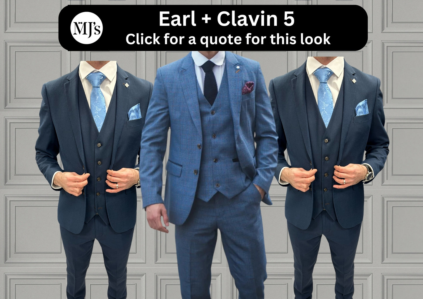 Earl Blue + Calvin Navy Wedding Quotation 5