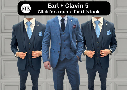 Earl Blue + Calvin Navy Wedding Quotation 5
