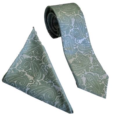 Elderflower paisley tie set