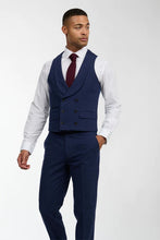 Load image into Gallery viewer, Eton Navy Wool 3 Piece Suit
