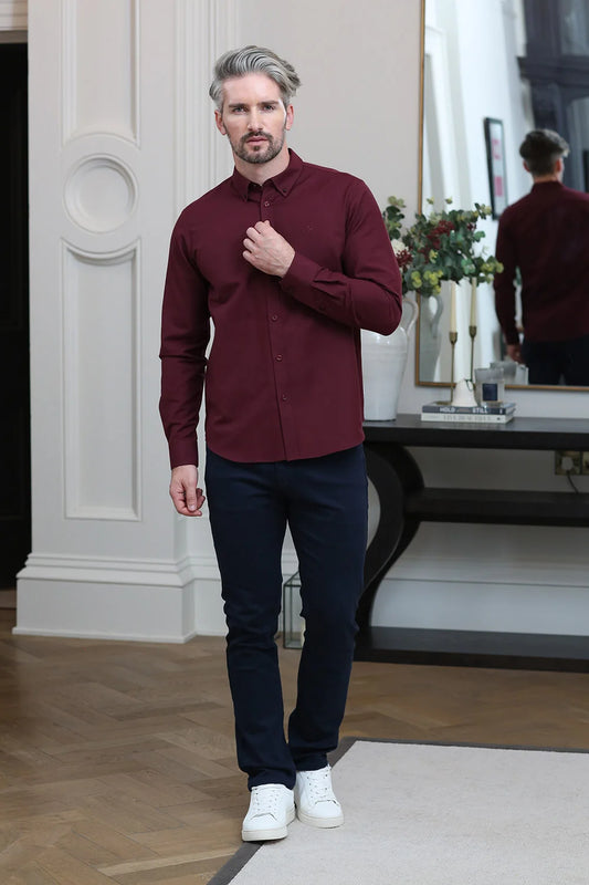 Kenrow Fritz Shirt Maroon