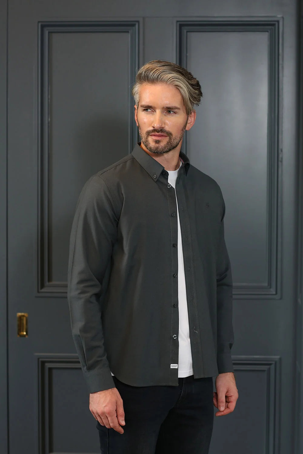 Kenrow Fritz Shirt Pewter Green