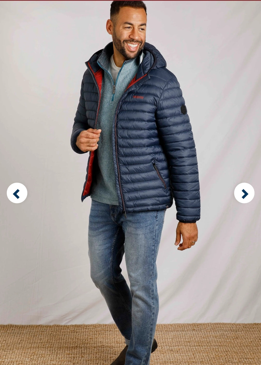 Weirdfish Flete Navy Jacket