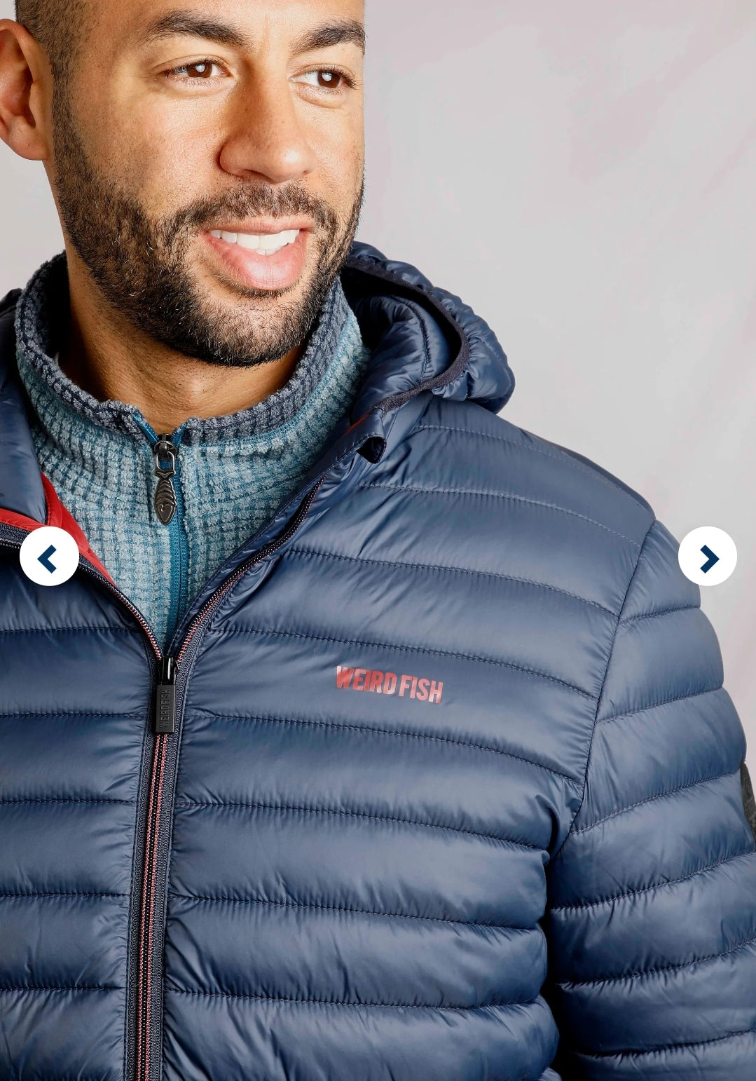 Weirdfish Flete Navy Jacket