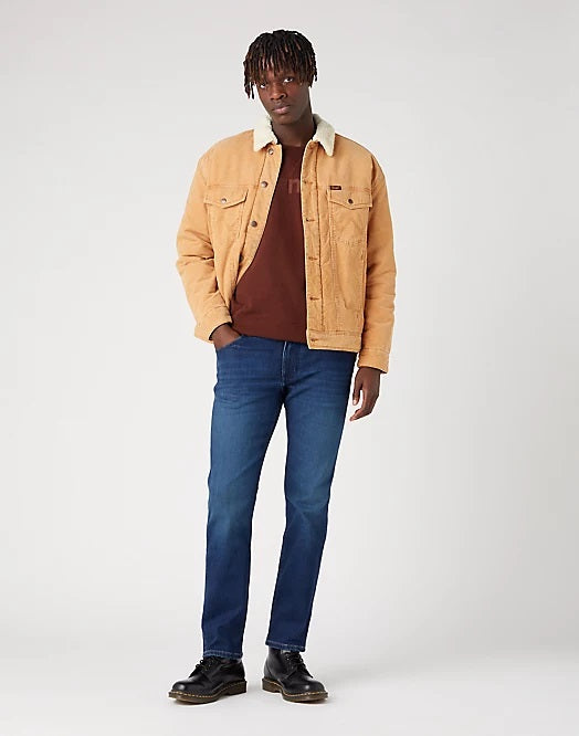 Greensboro Green Fuzz Straight Leg Jean