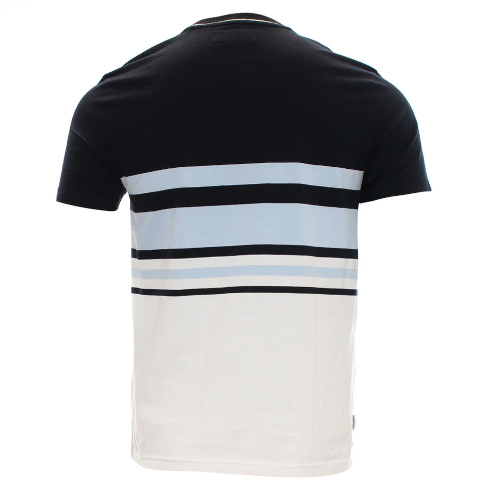 Griffin Striped Tee Sky