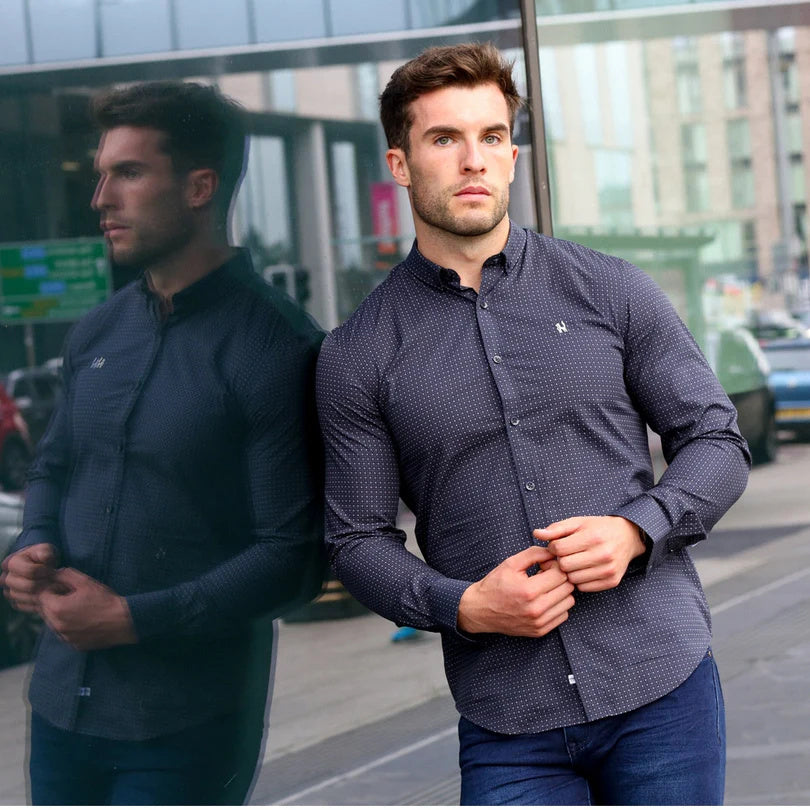 Gary Navy Shirt