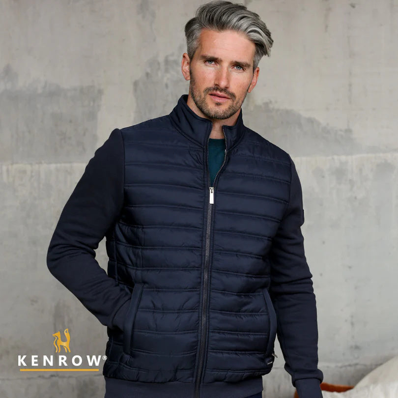 Gibson Zip Through Navy Jacket