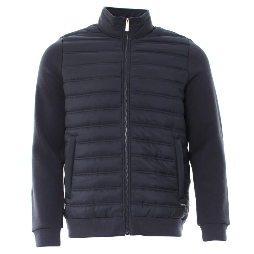 Gibson Zip Through Navy Jacket