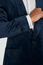 Load image into Gallery viewer, Navy Velvet Tux + Harry Tux Wedding Quotation
