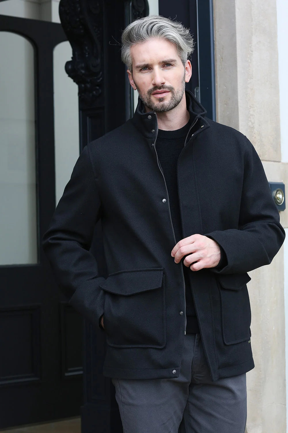 Kenrow Huxley Coat Black