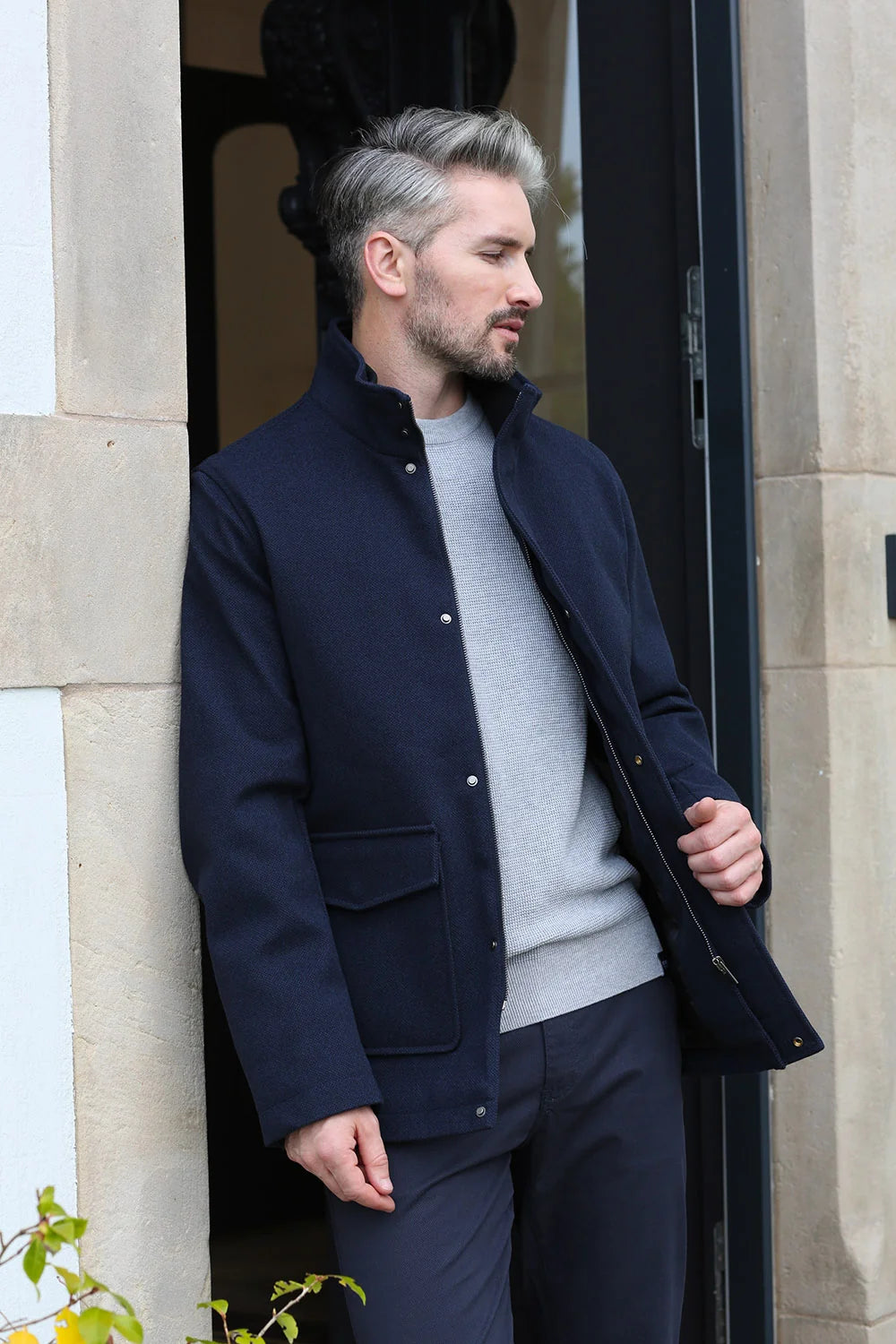 Kenrow Huxley Coat Navy