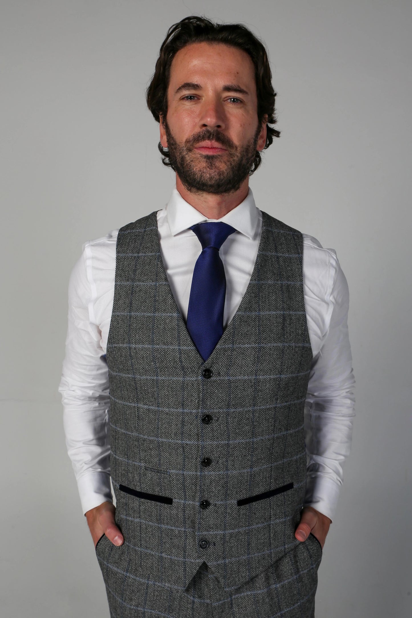 Harris Grey 3 Piece Suit