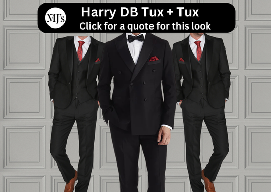 Harry Double Breasted tuxedo wedding quote