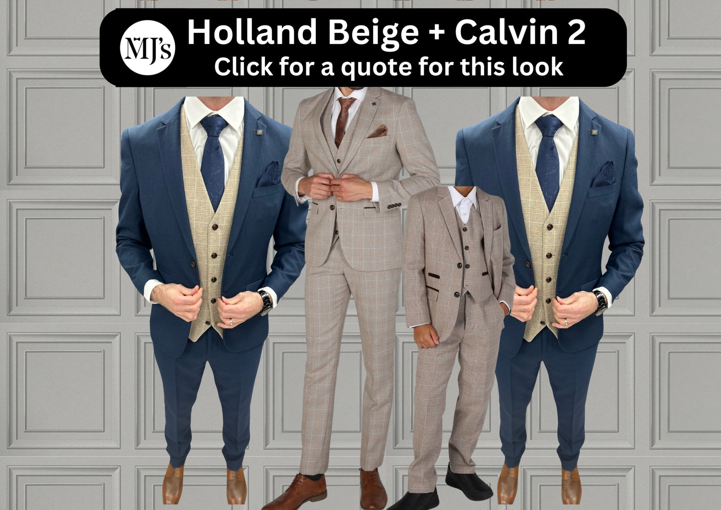 Holland Beige + Calvin Navy Wedding Quotation 2