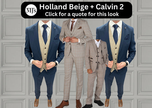 Holland Beige + Calvin Navy Wedding Quotation 2