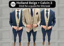 Load image into Gallery viewer, Holland Beige + Calvin Navy Wedding Quotation 3
