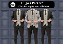Load image into Gallery viewer, Hugo Grey + Parker Black Wedding Quotation 1
