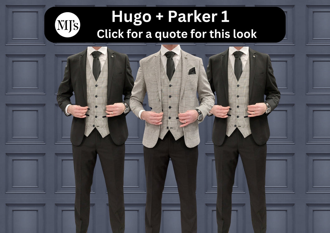Hugo Grey + Parker Black Wedding Quotation 1