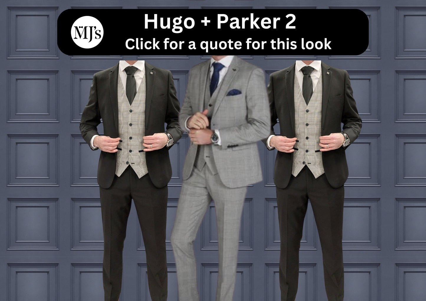 Hugo Grey + Parker Black Wedding Quotation 2